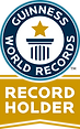 Logo von Guinness World Records, Rekordtitel grösstes veganes Gebäck der Welt, 2024